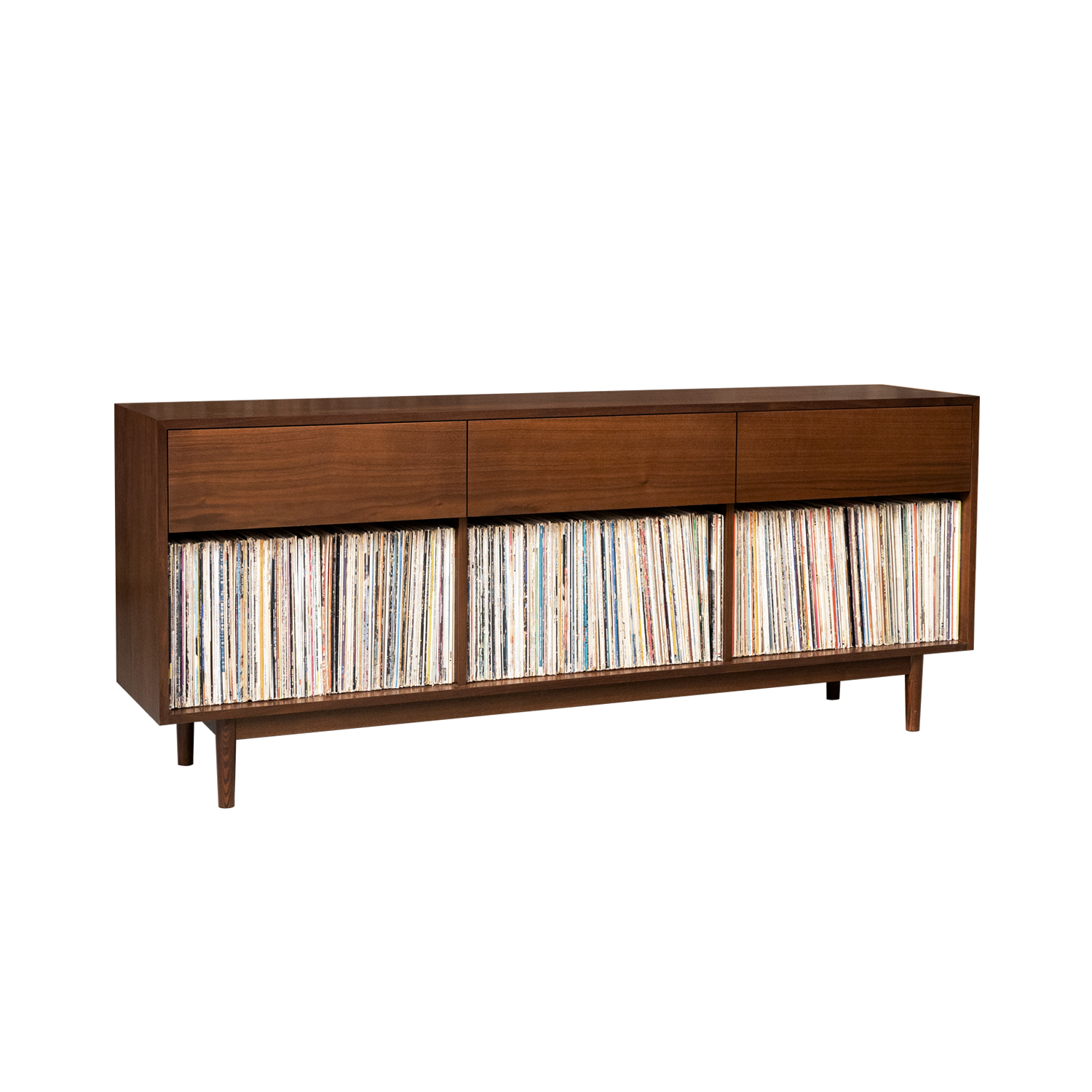 1 x 3 CD Drawer Record Storage Cabinet