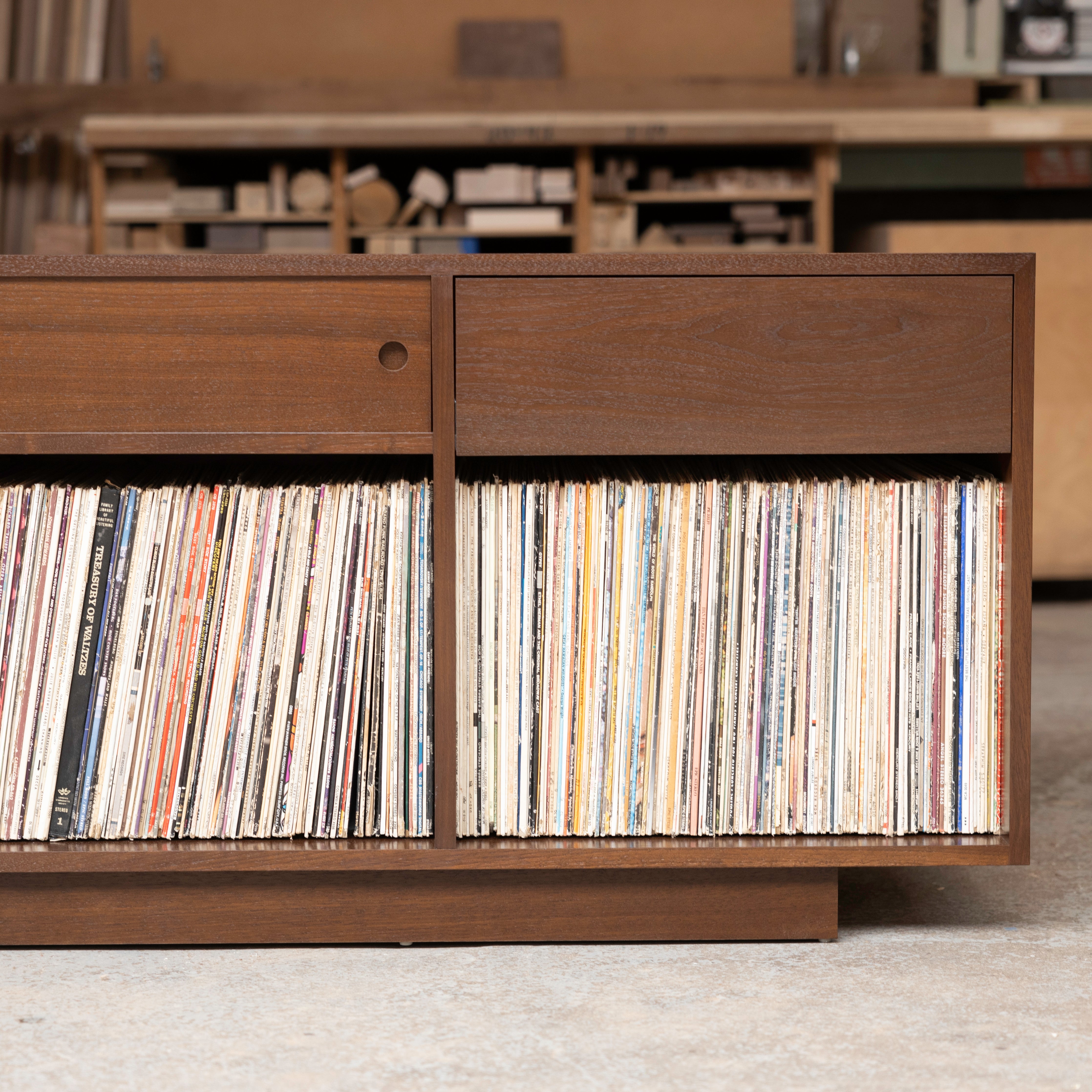 1 x 3 Combo Record Storage Cabinet