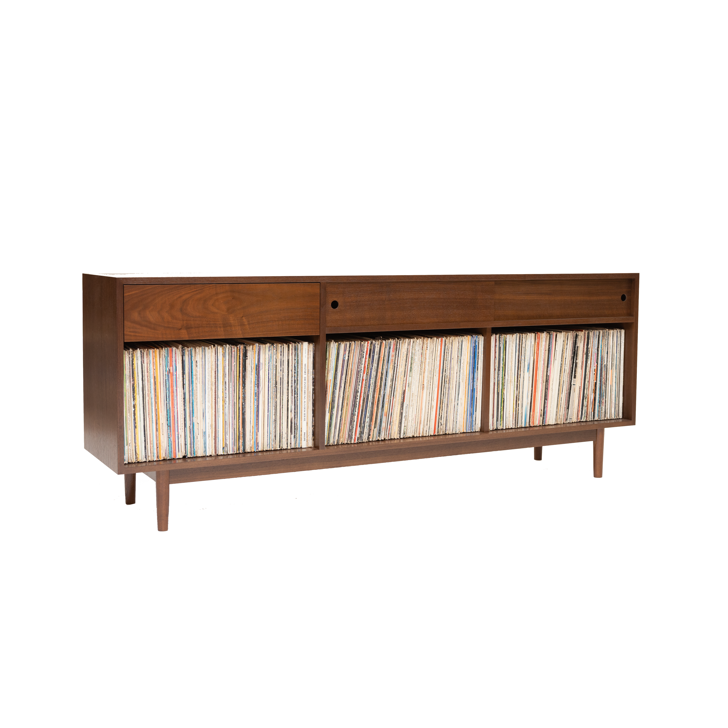 1 x 3 Combo Record Storage Cabinet