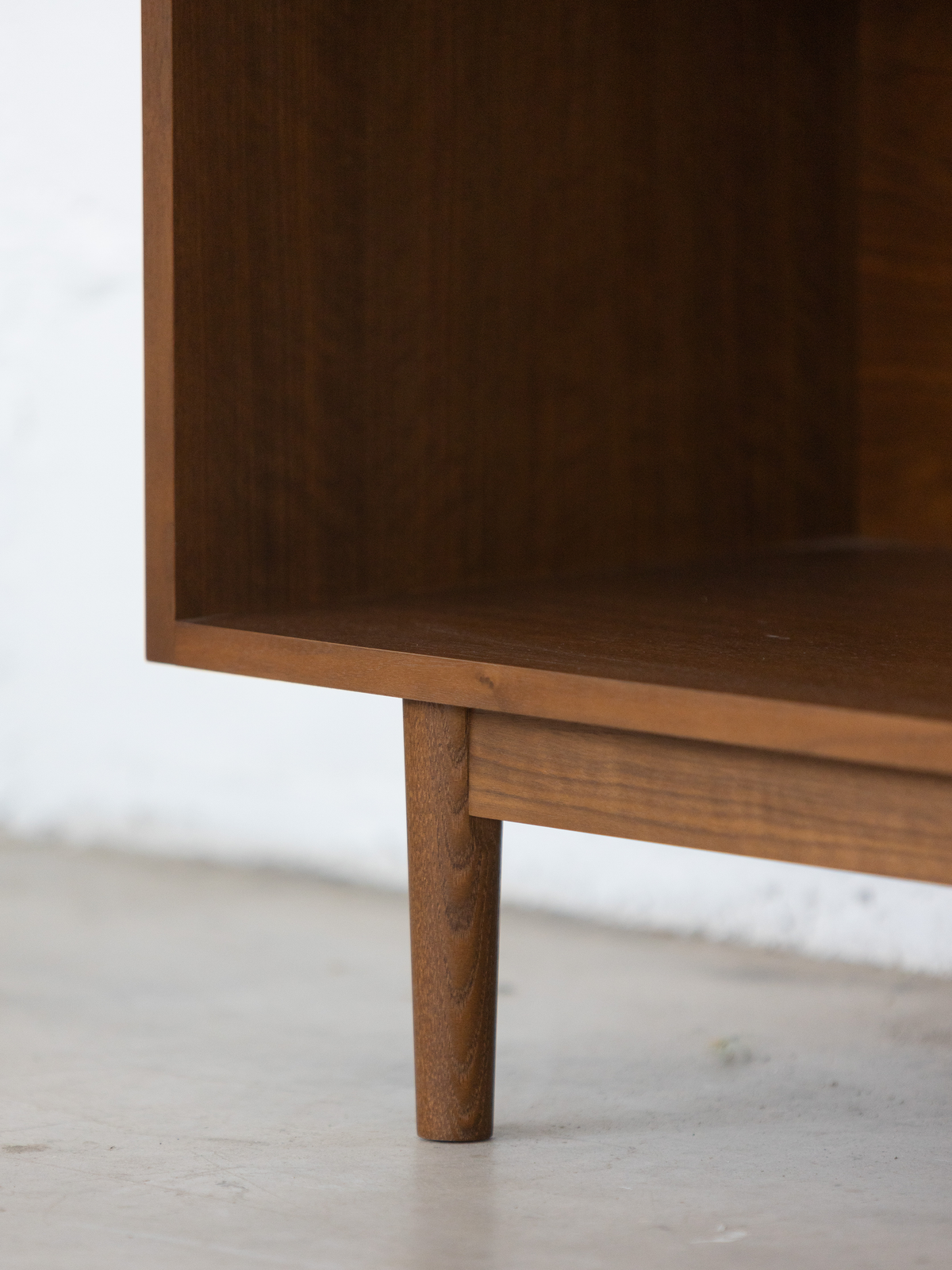 72" 2 x 3 Record Storage Cabinet in Medium Brown - Ready to Ship