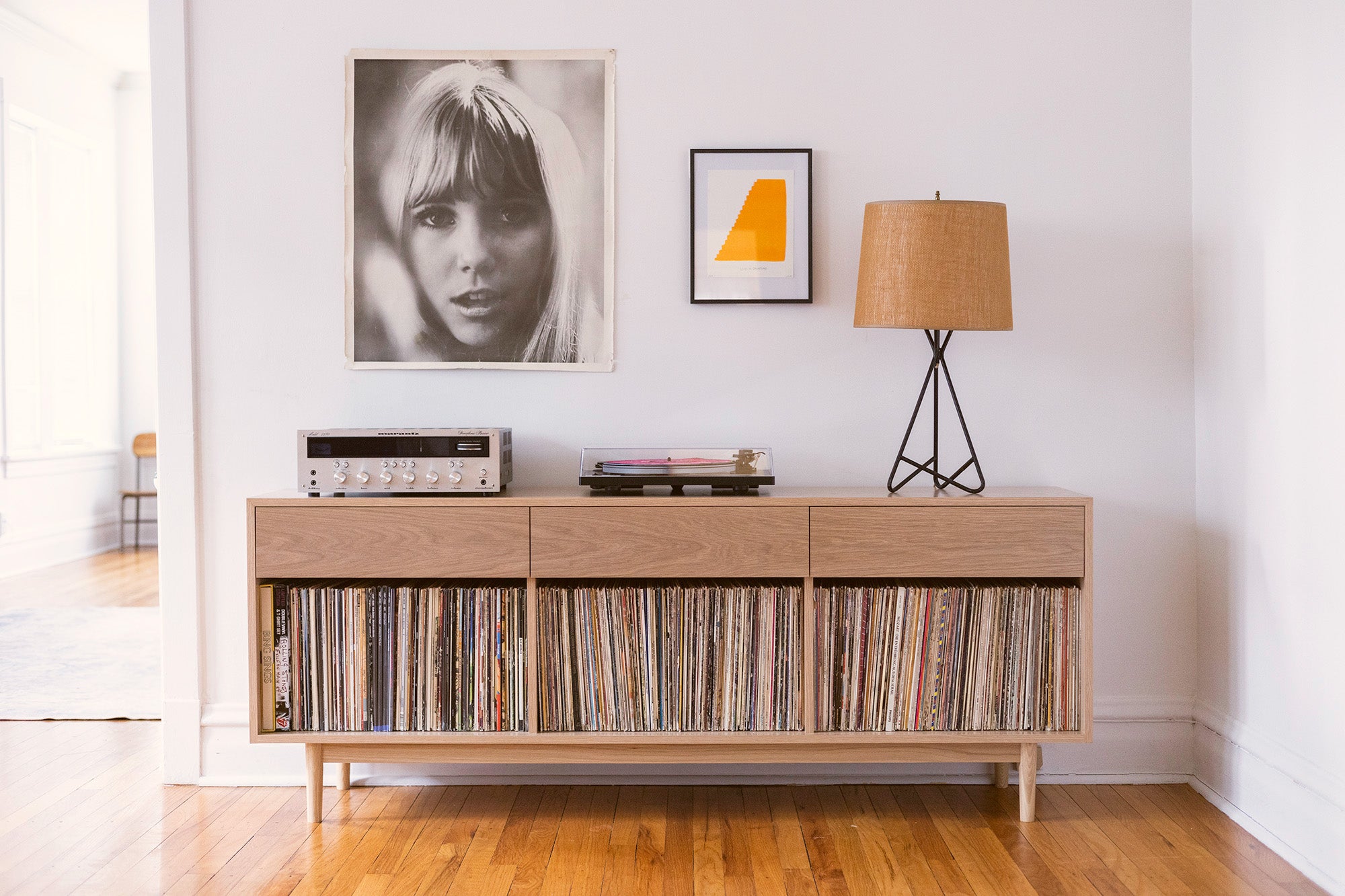 1 x 3 Drawer Record Storage Cabinet