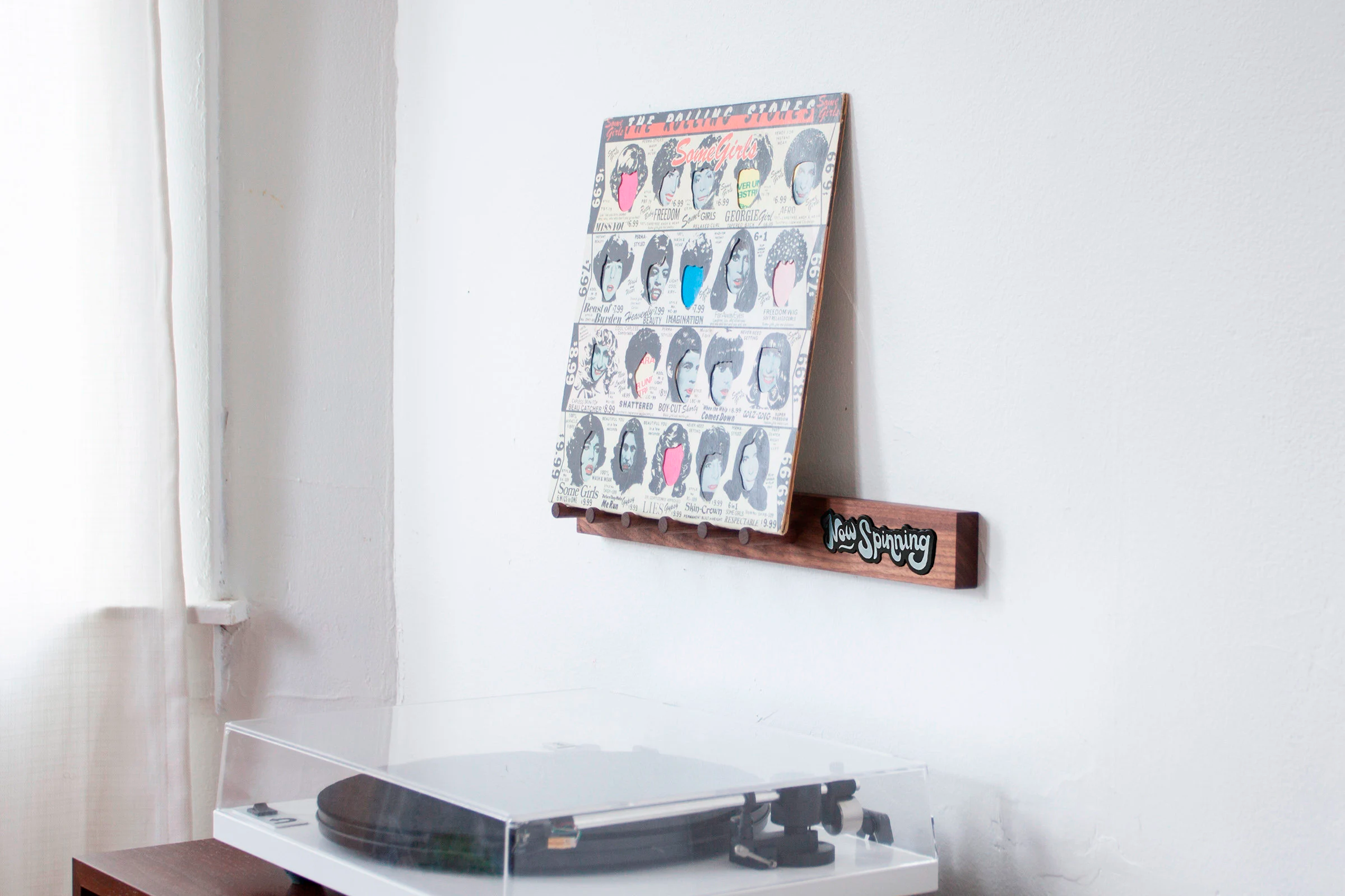Record Display Shelf