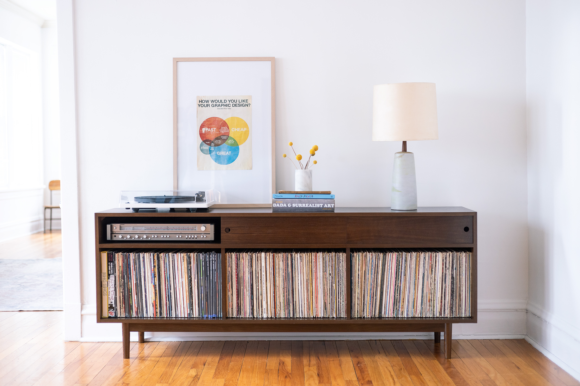 1 x 3 Component Record Storage Cabinet