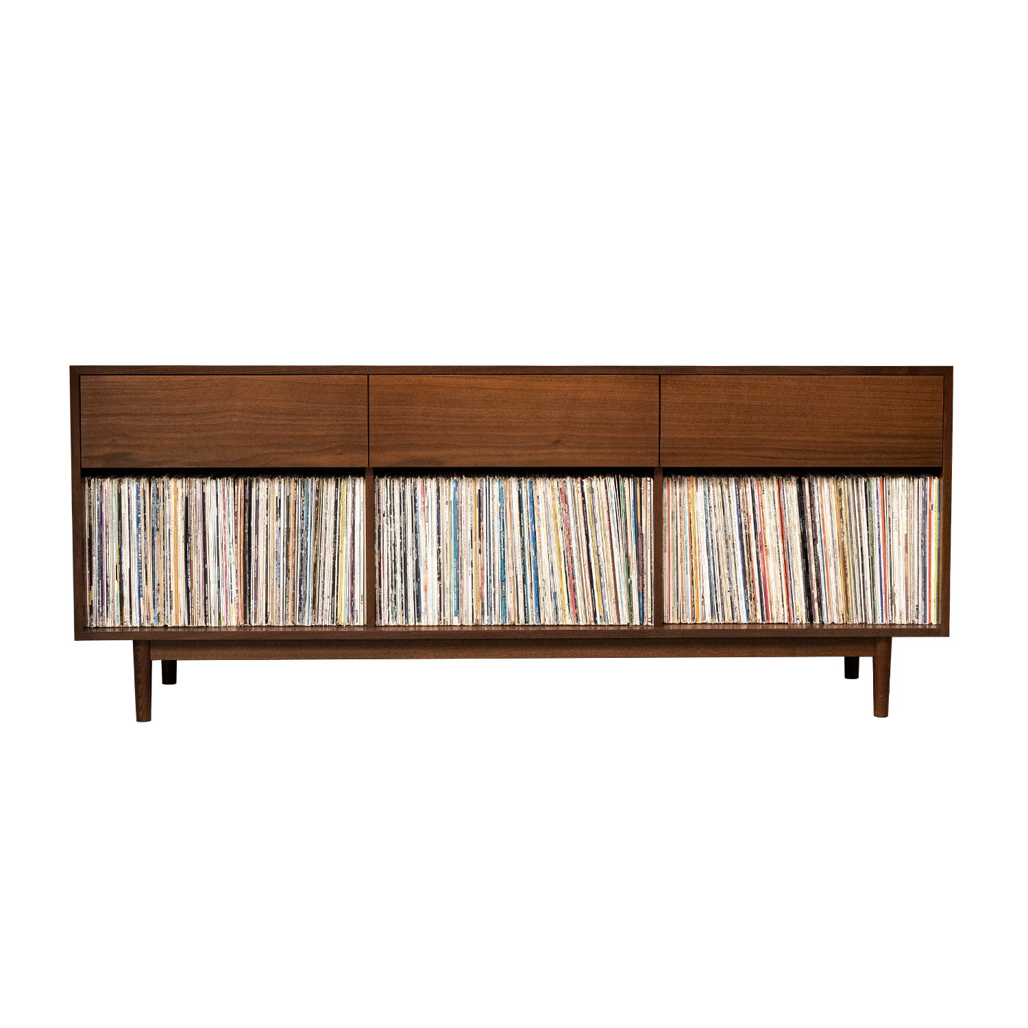 1 x 3 CD Drawer Record Storage Cabinet