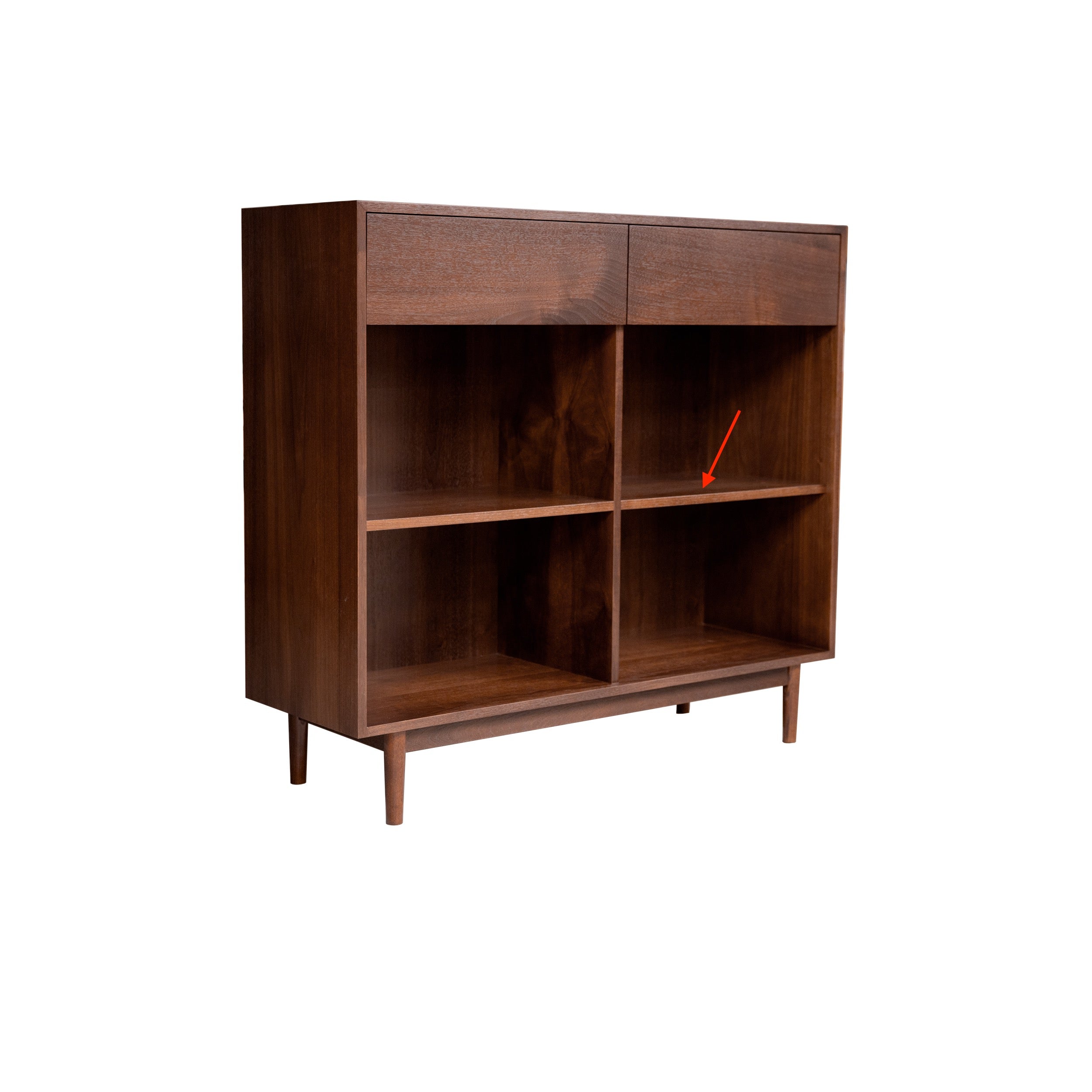 B-STOCK 48.25" 2 x 2 CD Drawer Record Storage Cabinet - Ready to Ship
