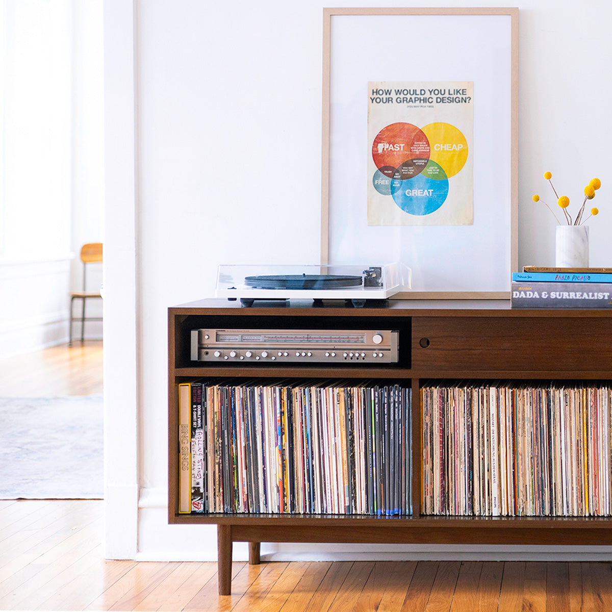 Cabinet: Mueble cajonera para vinilos [ Vinylum Warehouse ]