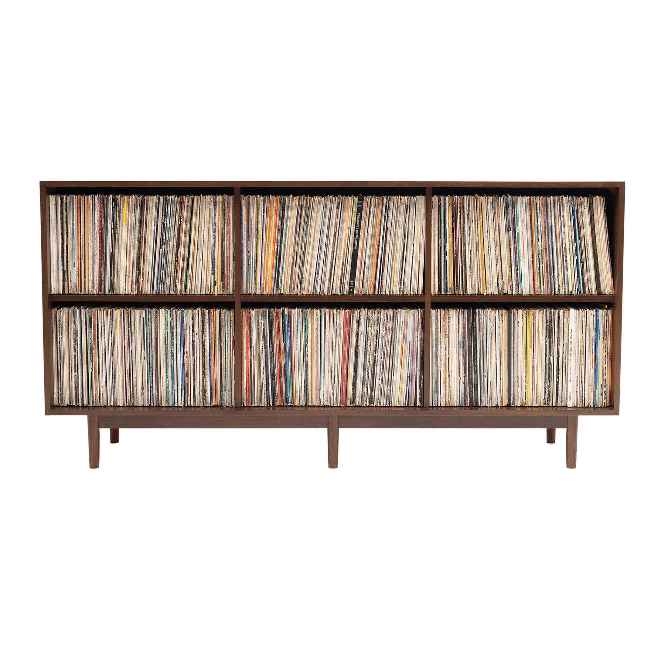2 x 3 Record Storage Cabinet - Large Capacity Vinyl Storage ...