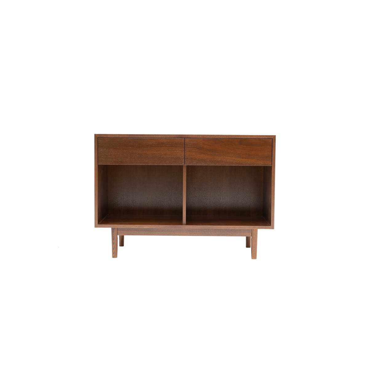 Stylish 1 x 2 Drawer Vinyl Record Storage Made in the USA