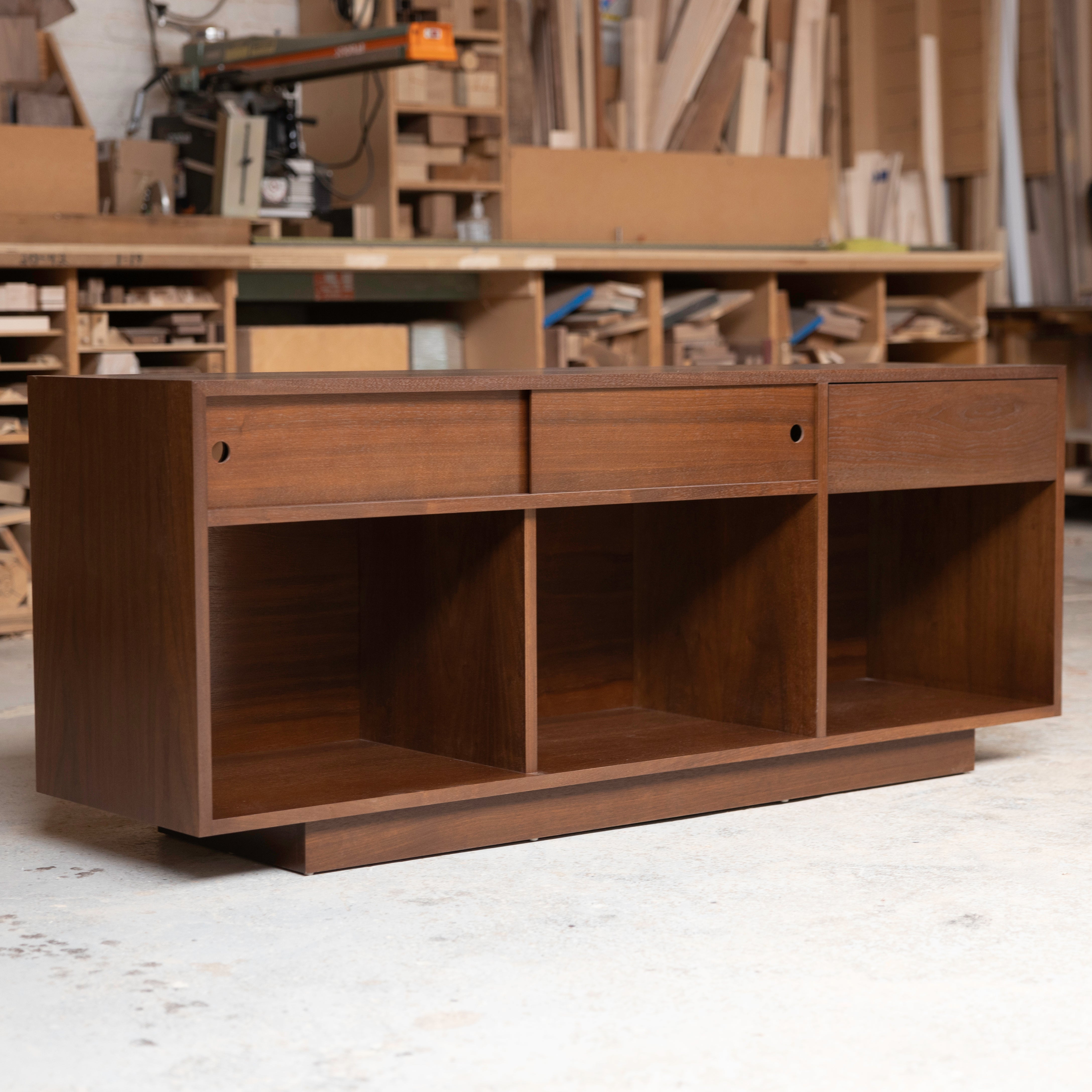 1 x 3 Combo Record Storage Cabinet