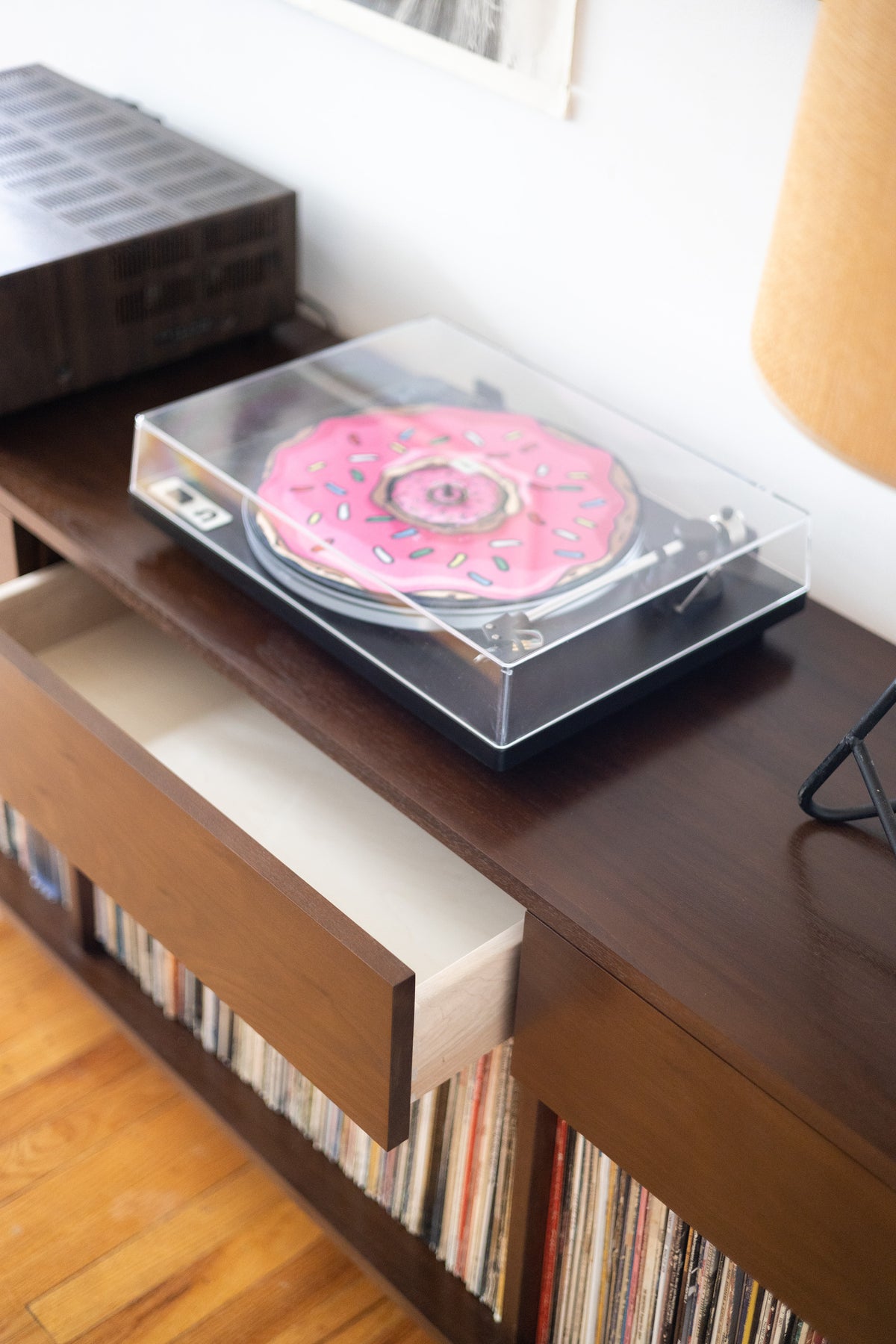 Handcrafted 1 x 3 Drawer Record Storage Cabinet | Soft Close Drawers ...